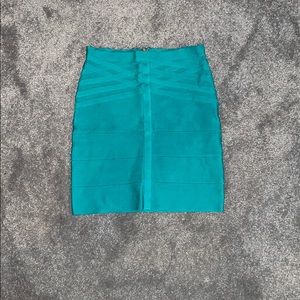 Teal Bandage Skirt